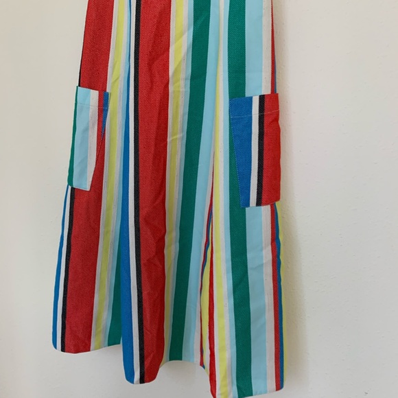 ASOS Off Shoulder Midi Sundress In Natural Fiber - Picture 11 of 12